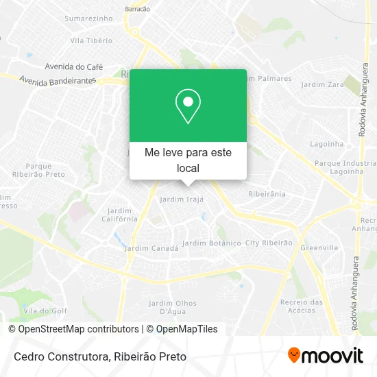 Cedro Construtora mapa