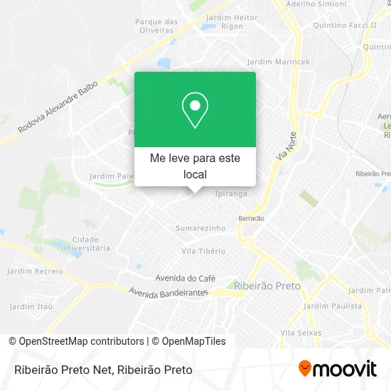 Ribeirão Preto Net mapa