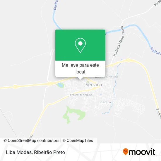 Liba Modas mapa
