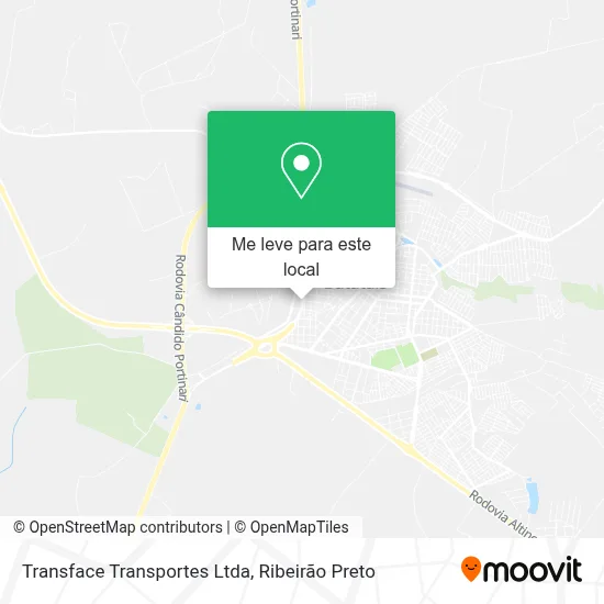 Transface Transportes Ltda mapa
