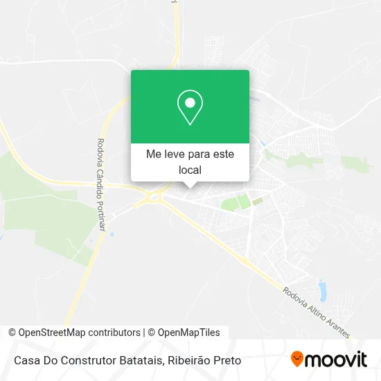 Casa Do Construtor Batatais mapa