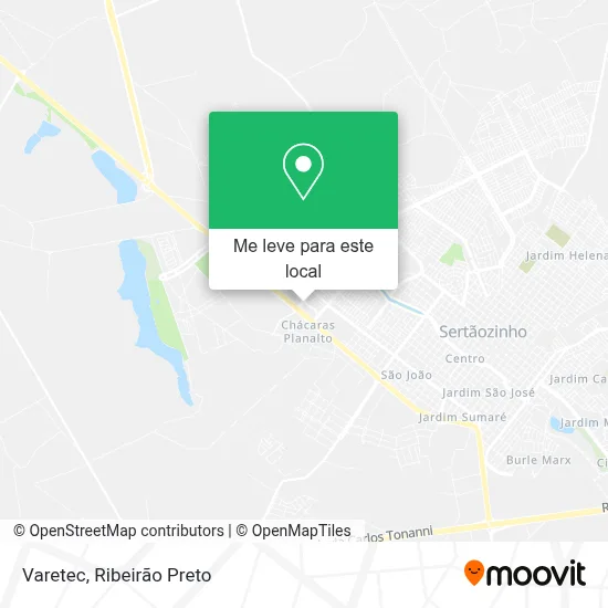 Varetec mapa