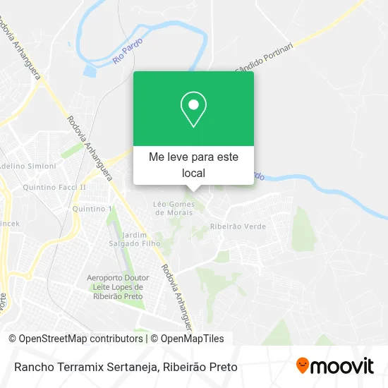 Rancho Terramix Sertaneja mapa