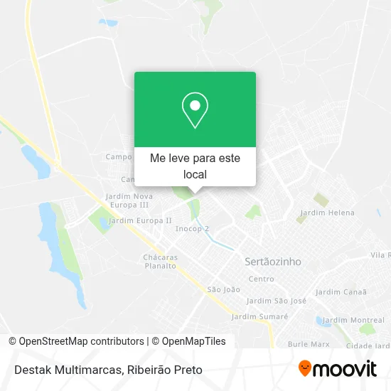 Destak Multimarcas mapa