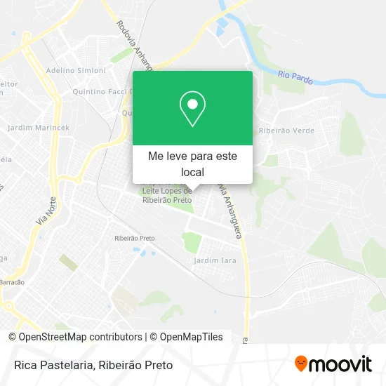 Rica Pastelaria mapa