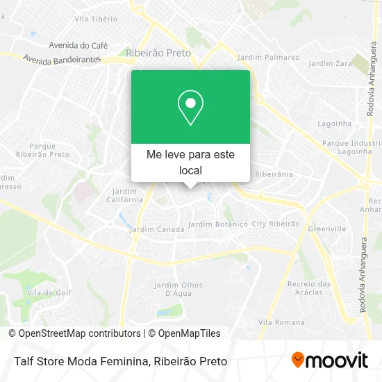 Talf Store Moda Feminina mapa
