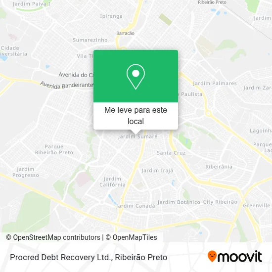 Procred Debt Recovery Ltd. mapa