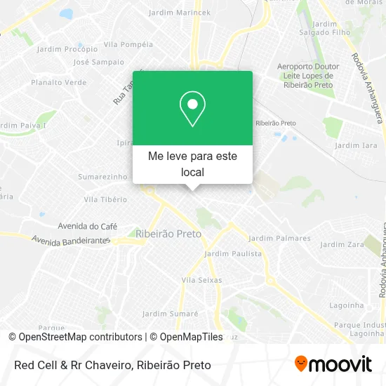 Red Cell & Rr Chaveiro mapa