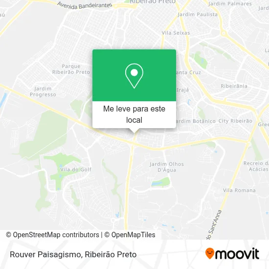 Rouver Paisagismo mapa