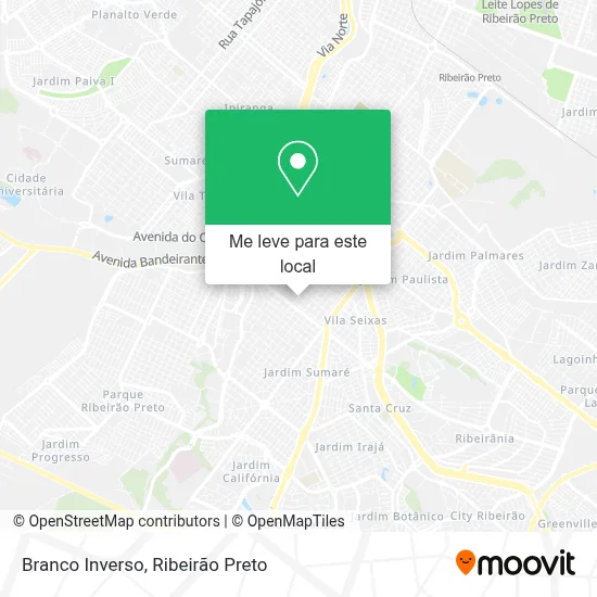 Branco Inverso mapa