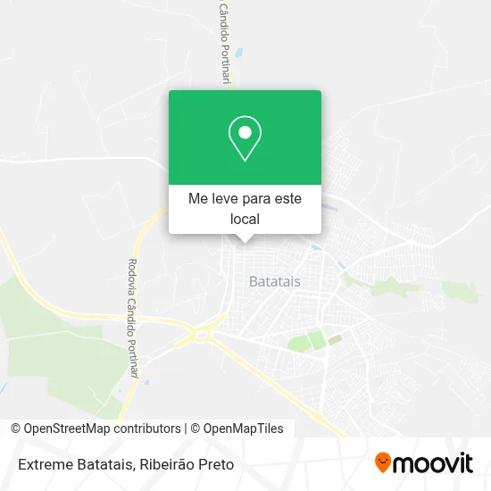 Extreme Batatais mapa