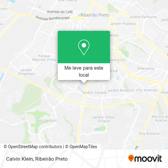 Calvin Klein mapa