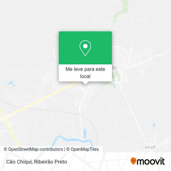 Cão Chiqui mapa