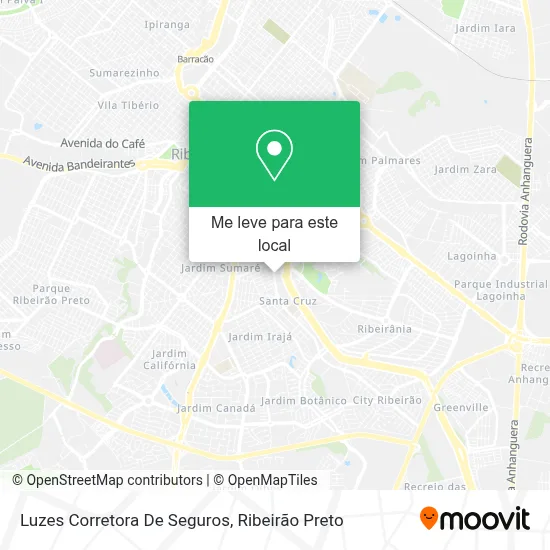 Luzes Corretora De Seguros mapa