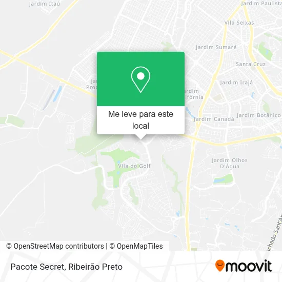 Pacote Secret mapa