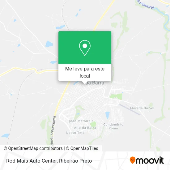 Rod Mais Auto Center mapa