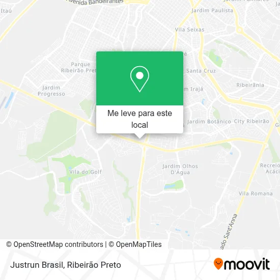 Justrun Brasil mapa