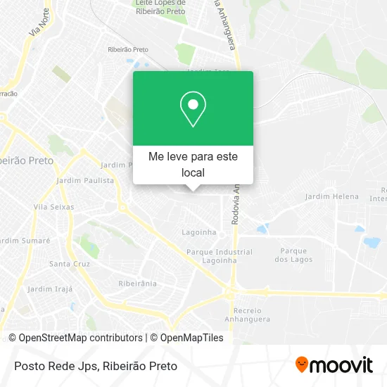 Posto Rede Jps mapa