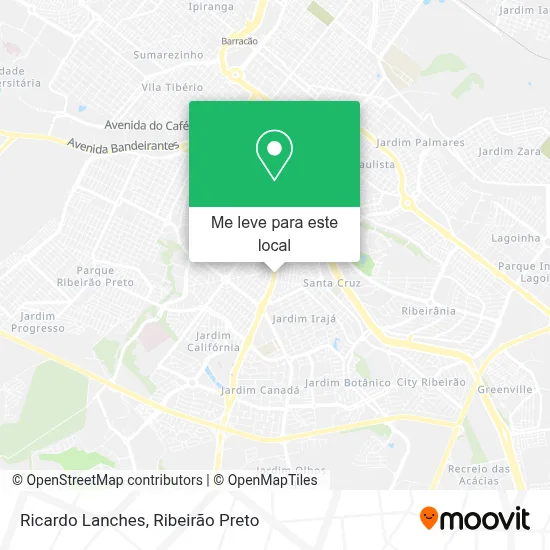 Ricardo Lanches mapa