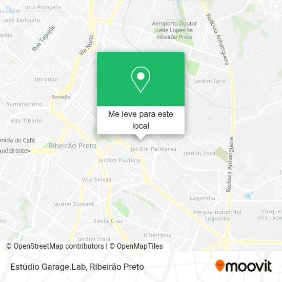 Estúdio Garage.Lab mapa