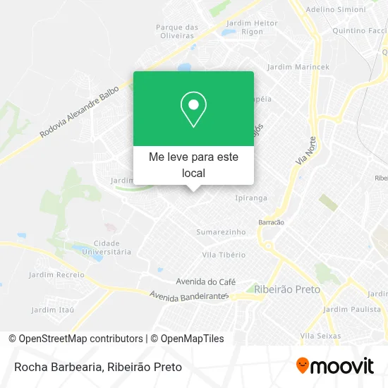 Rocha Barbearia mapa