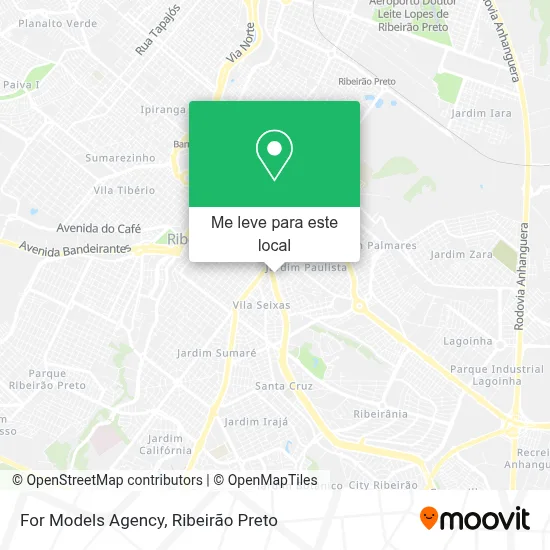 For Models Agency mapa