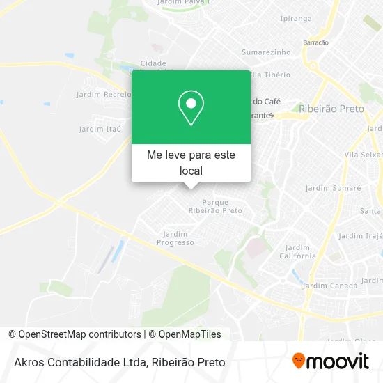 Akros Contabilidade Ltda mapa