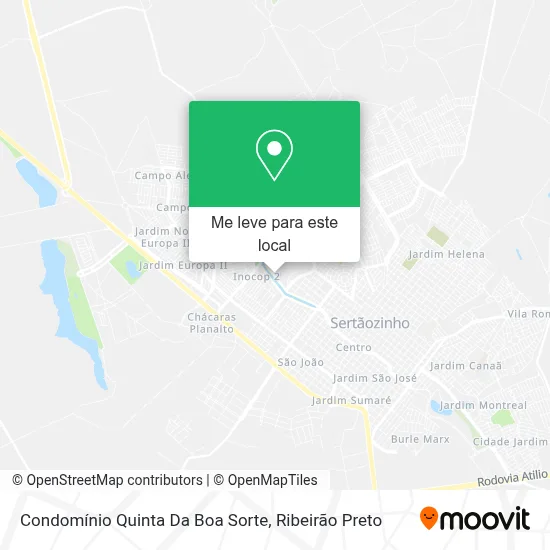 Condomínio Quinta Da Boa Sorte mapa