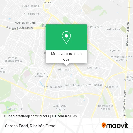 Cardes Food mapa
