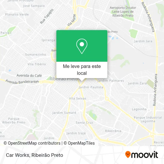 Car Works mapa