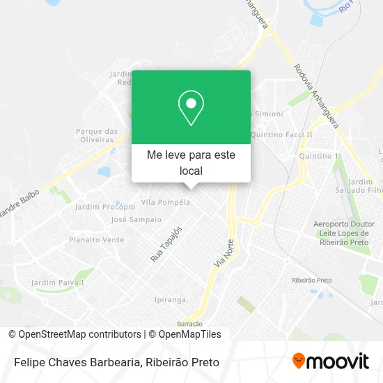 Felipe Chaves Barbearia mapa