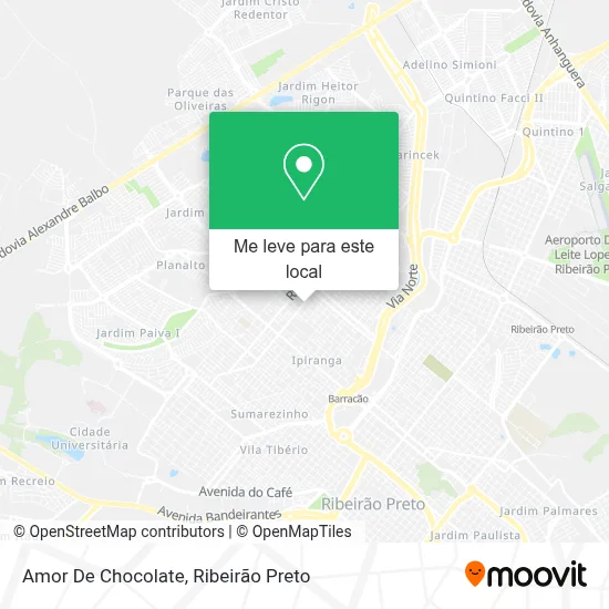 Amor De Chocolate mapa