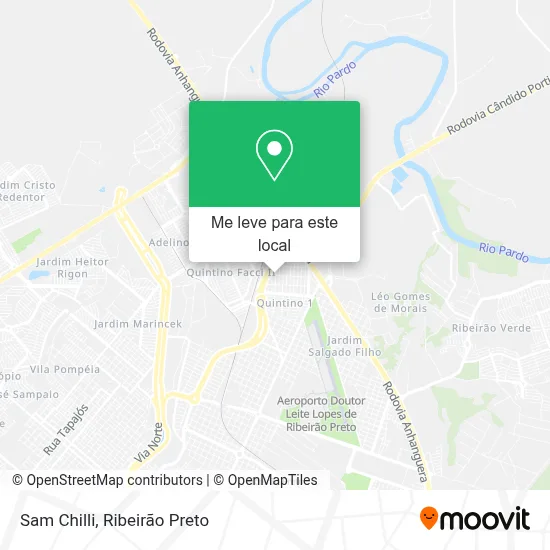 Sam Chilli mapa