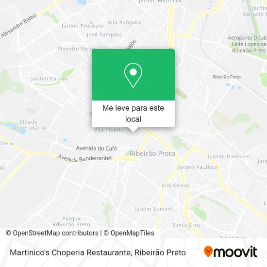 Martinico's Choperia Restaurante mapa