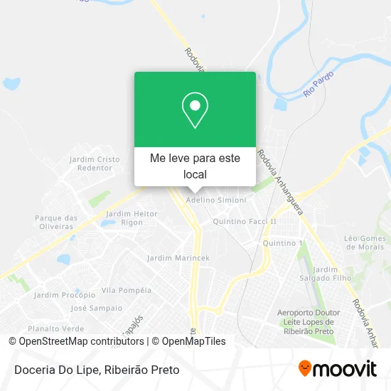 Doceria Do Lipe mapa