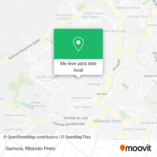 Gamora mapa