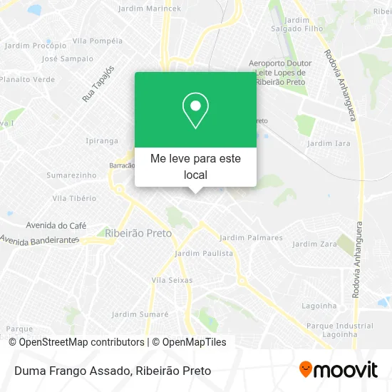Duma Frango Assado mapa