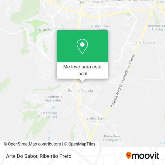 Arte Do Sabor mapa