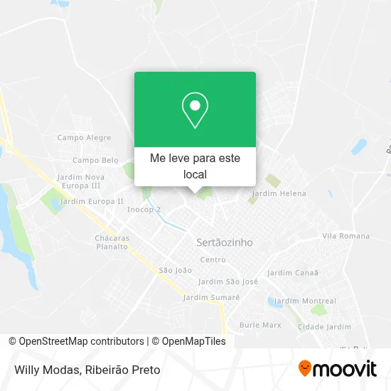 Willy Modas mapa