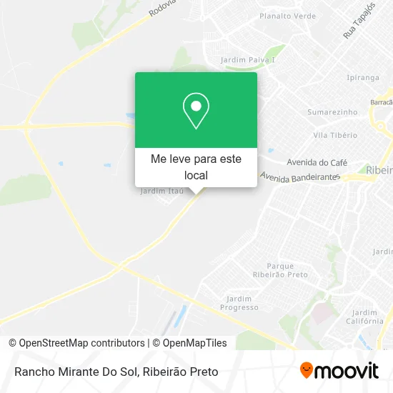 Rancho Mirante Do Sol mapa