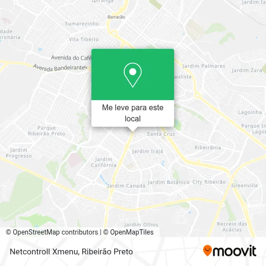 Netcontroll Xmenu mapa