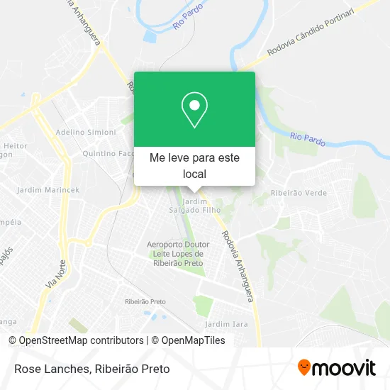 Rose Lanches mapa