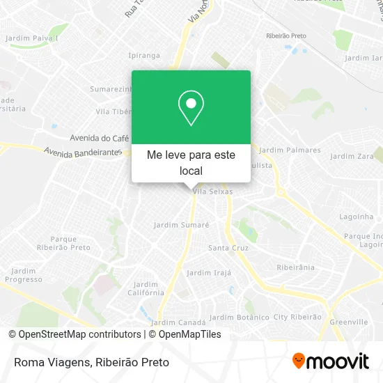 Roma Viagens mapa