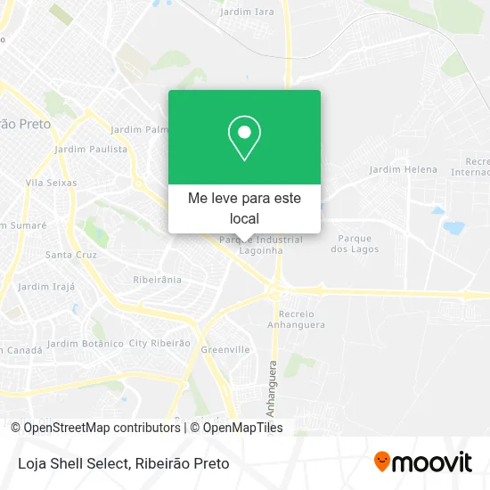 Loja Shell Select mapa