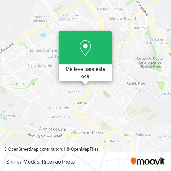 Shirley Modas mapa