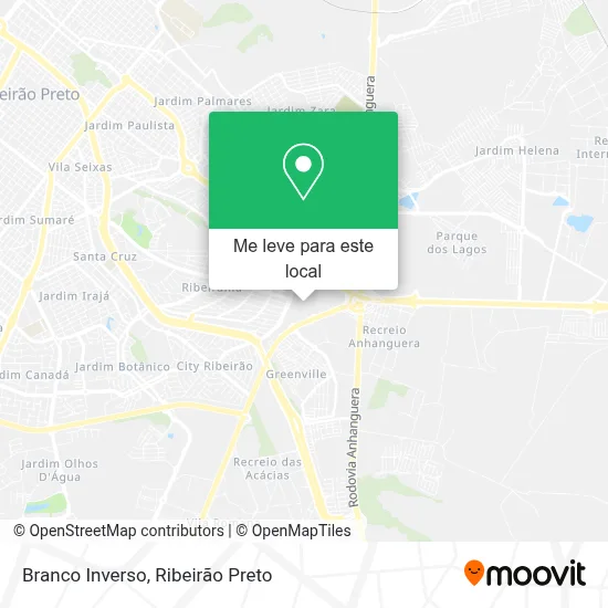 Branco Inverso mapa
