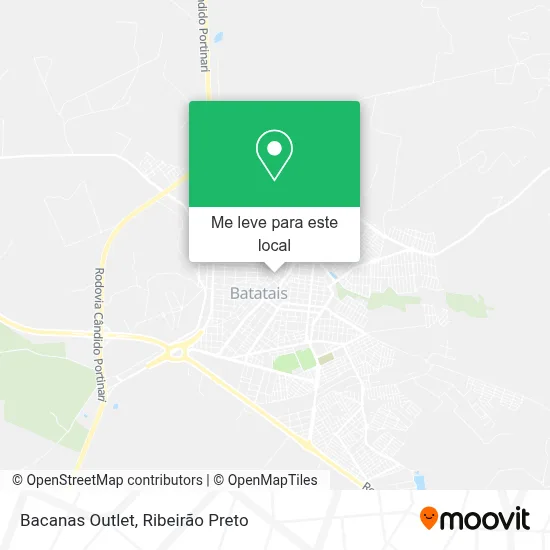 Bacanas Outlet mapa