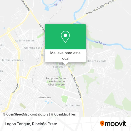 Lagoa Tanque mapa