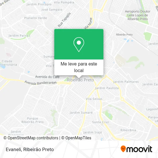 Evaneli mapa