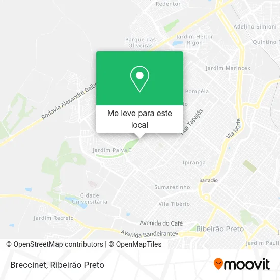Breccinet mapa